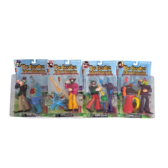 McFarlane Toys Other - The Beatles Yellow Submarine Sgt Peppers Lonely Hearts Club Band Set - McFarlane